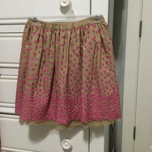 Lands' End Polka Dot Skirt